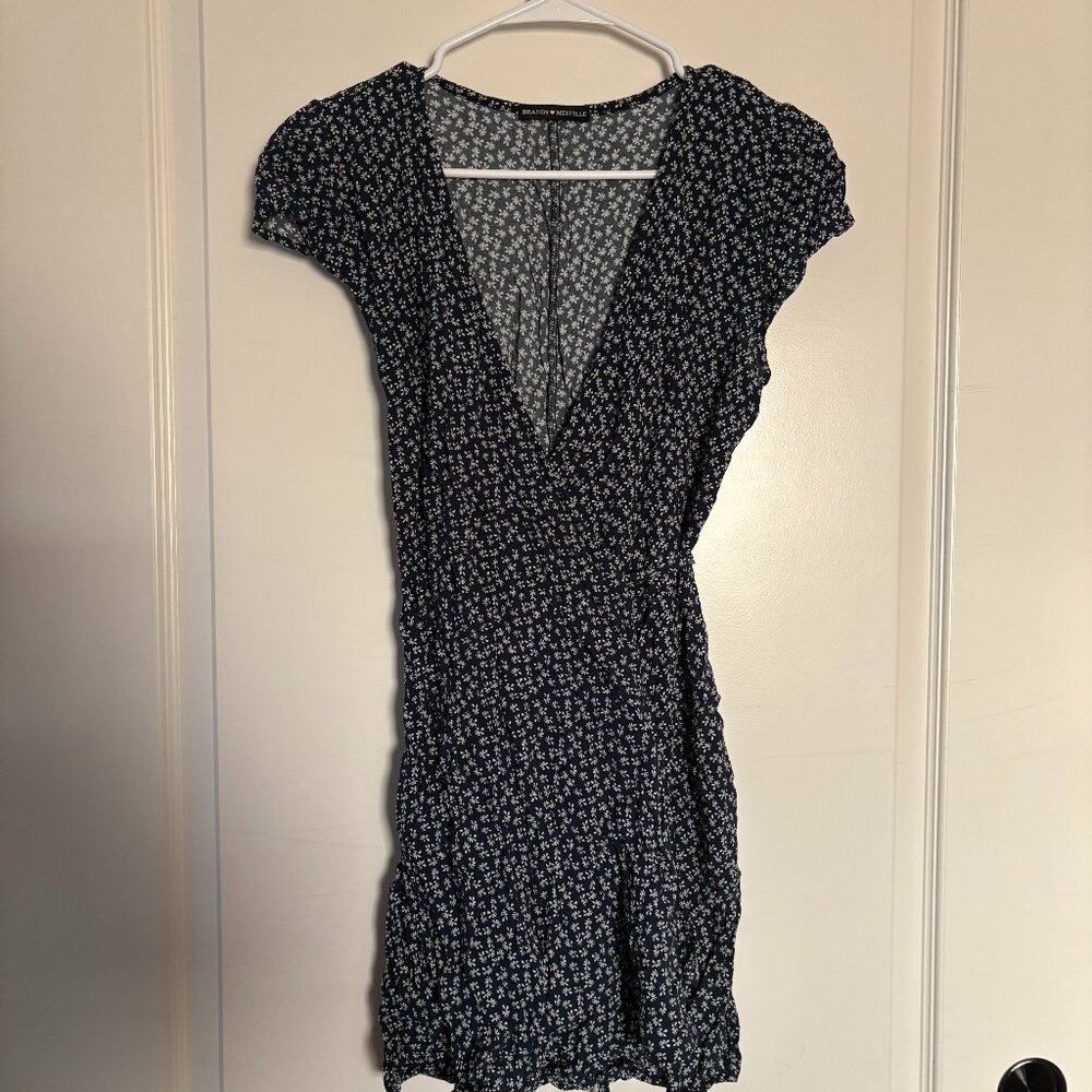 Floral wrap dress